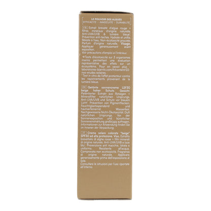 Crema solare protettiva per il viso color beige SPF30 Alga Maris 50 ml