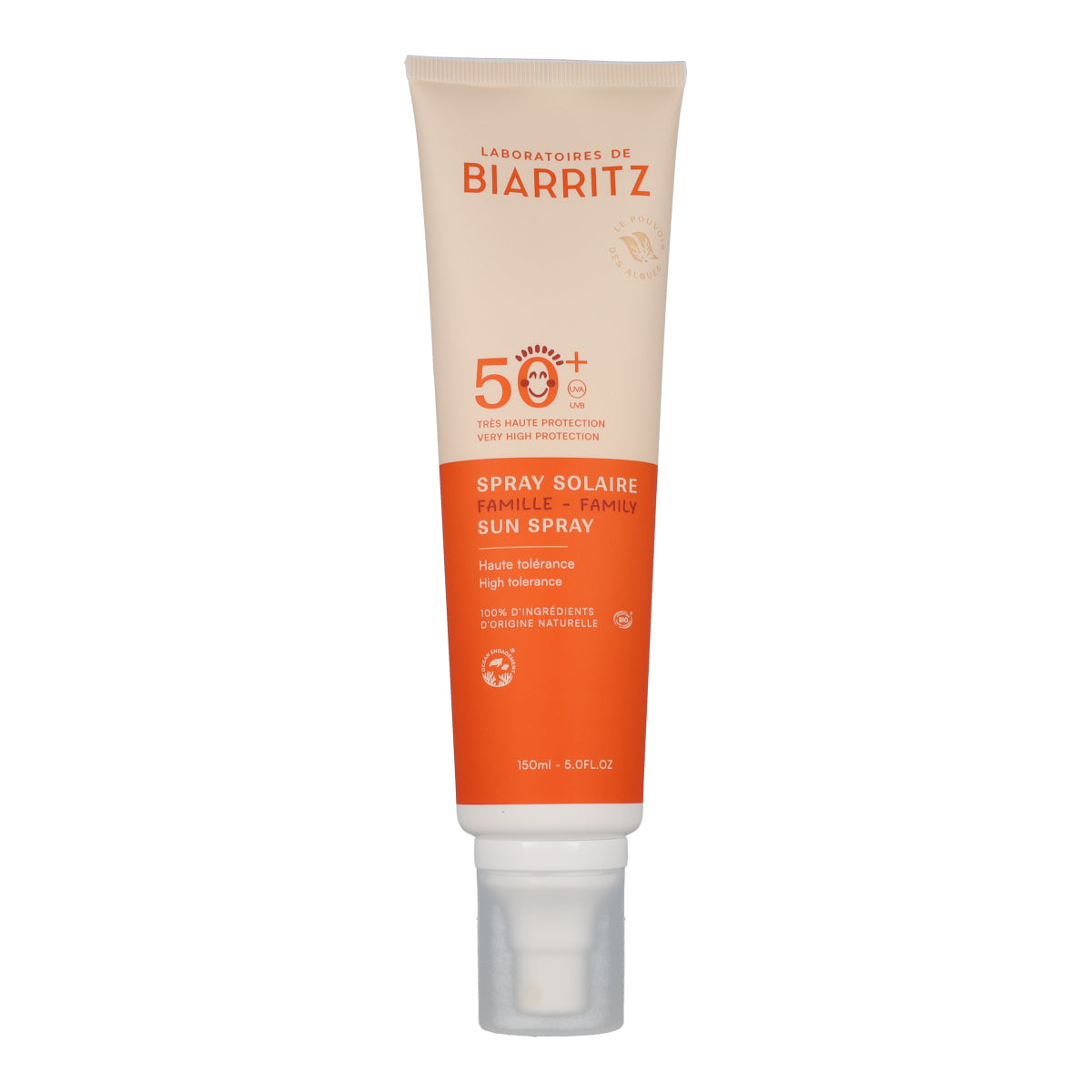 Spray solare viso e corpo spf 50+ Biarritz 150 ml
