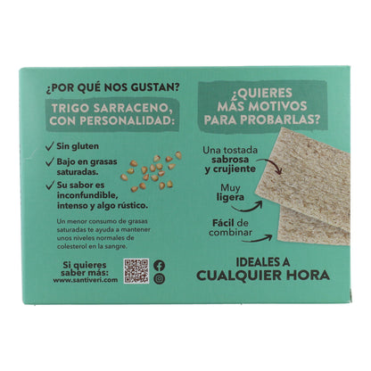 Fette biscottate leggere e croccanti di grano saraceno biologico Santiveri 100 g