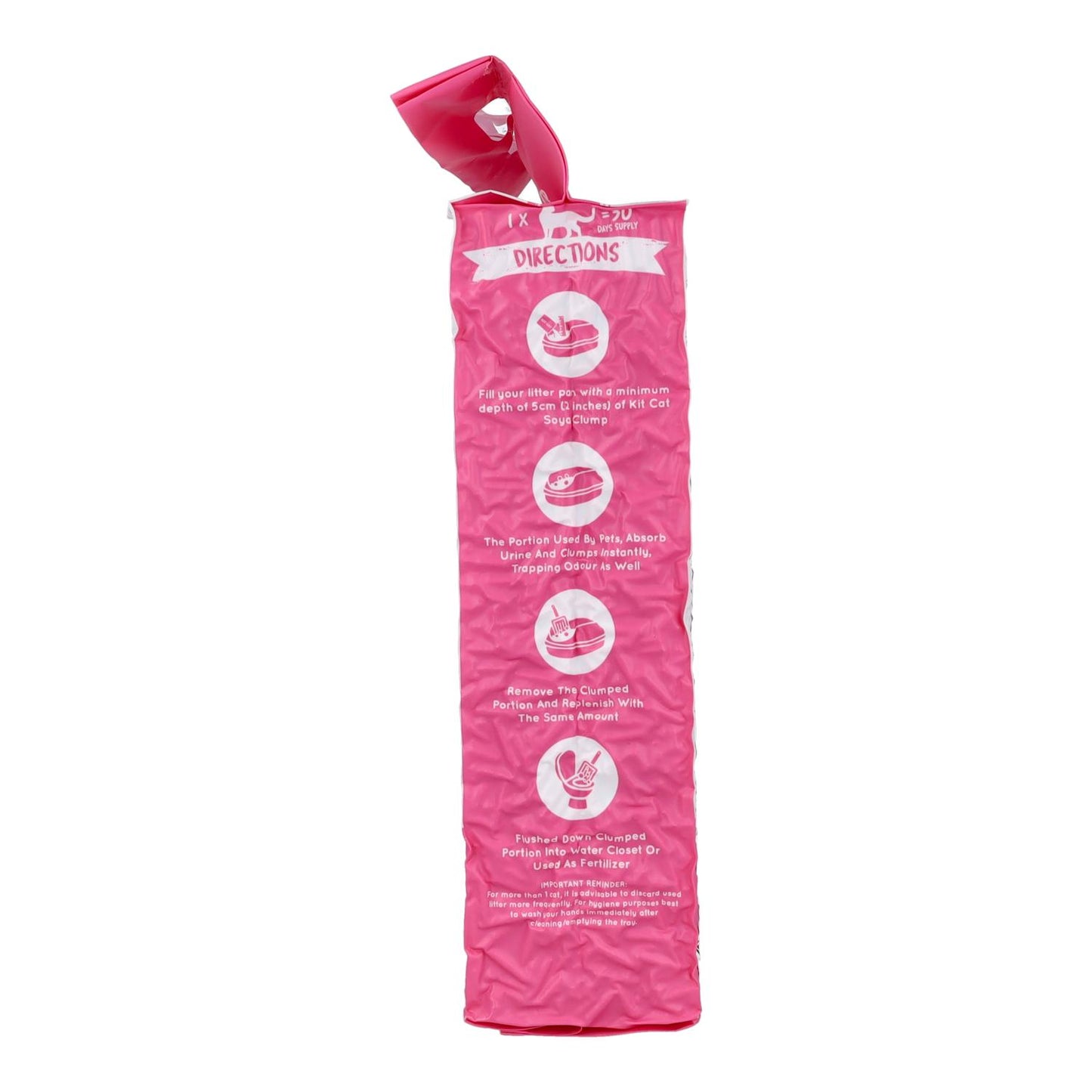 Kit Cat Arena Eco SoyaClump - Strawberry 7 L Arena para gatos