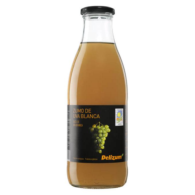 Zumo de Uva blanca ecológico Delizum 1 Litro