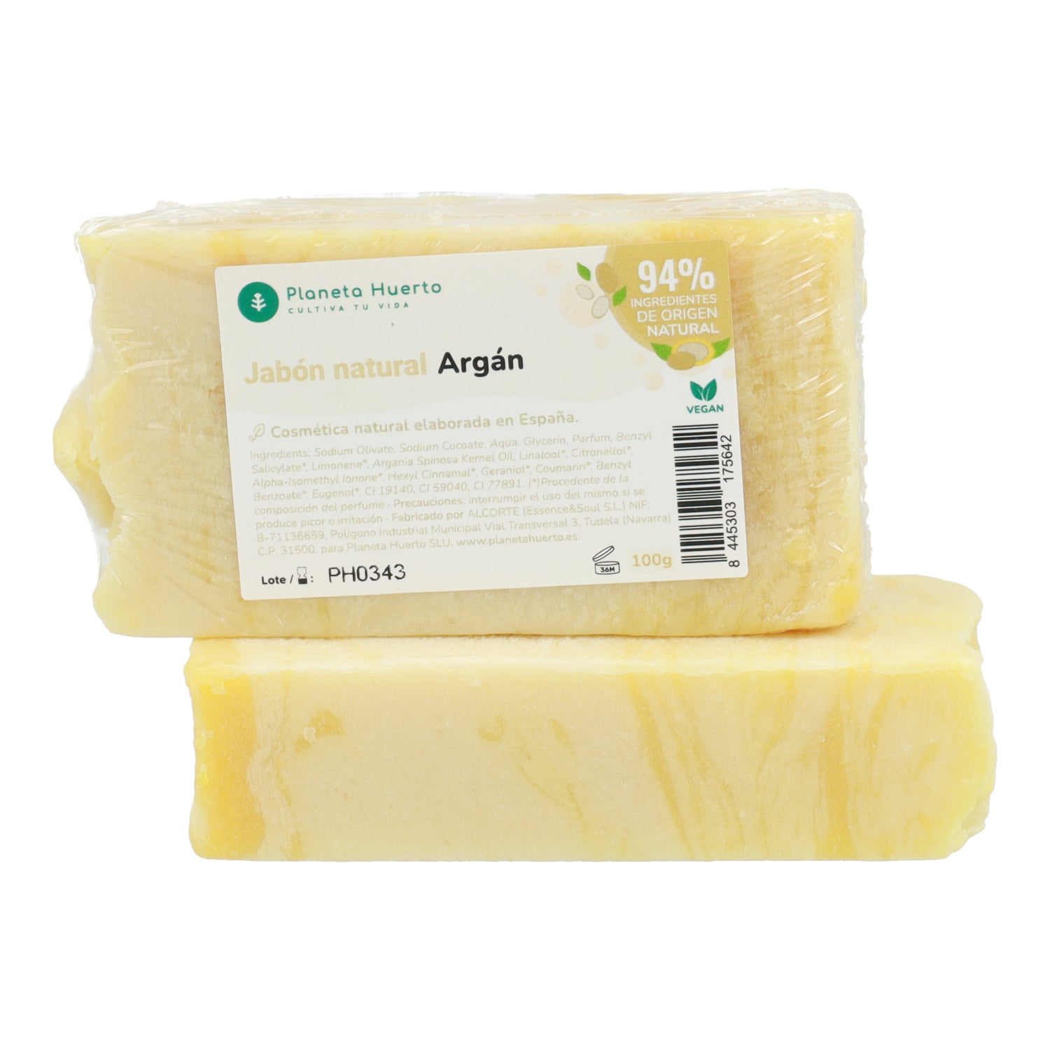 Sapone naturale a base di olio di oliva e di argan 100 g