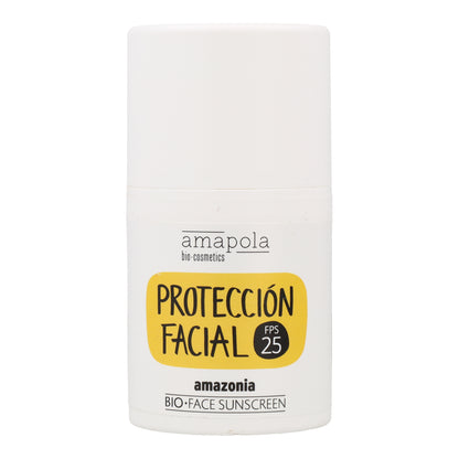 Crema solare viso SPF 25 Amazonia Amapola 50 ml