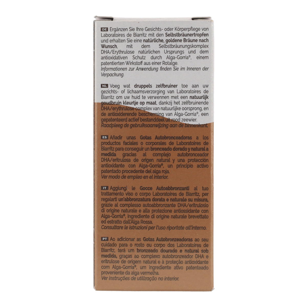 Gotas autobronceadoras cara & cuerpo Biarritz 35 ml