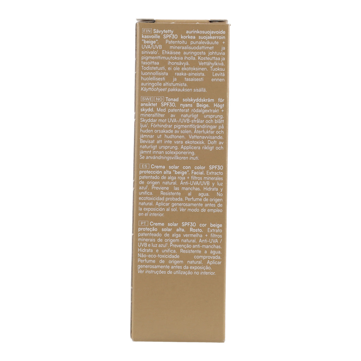 Crema solare protettiva per il viso color beige SPF30 Alga Maris 50 ml