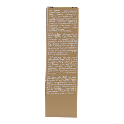 Crema solare protettiva per il viso color beige SPF30 Alga Maris 50 ml
