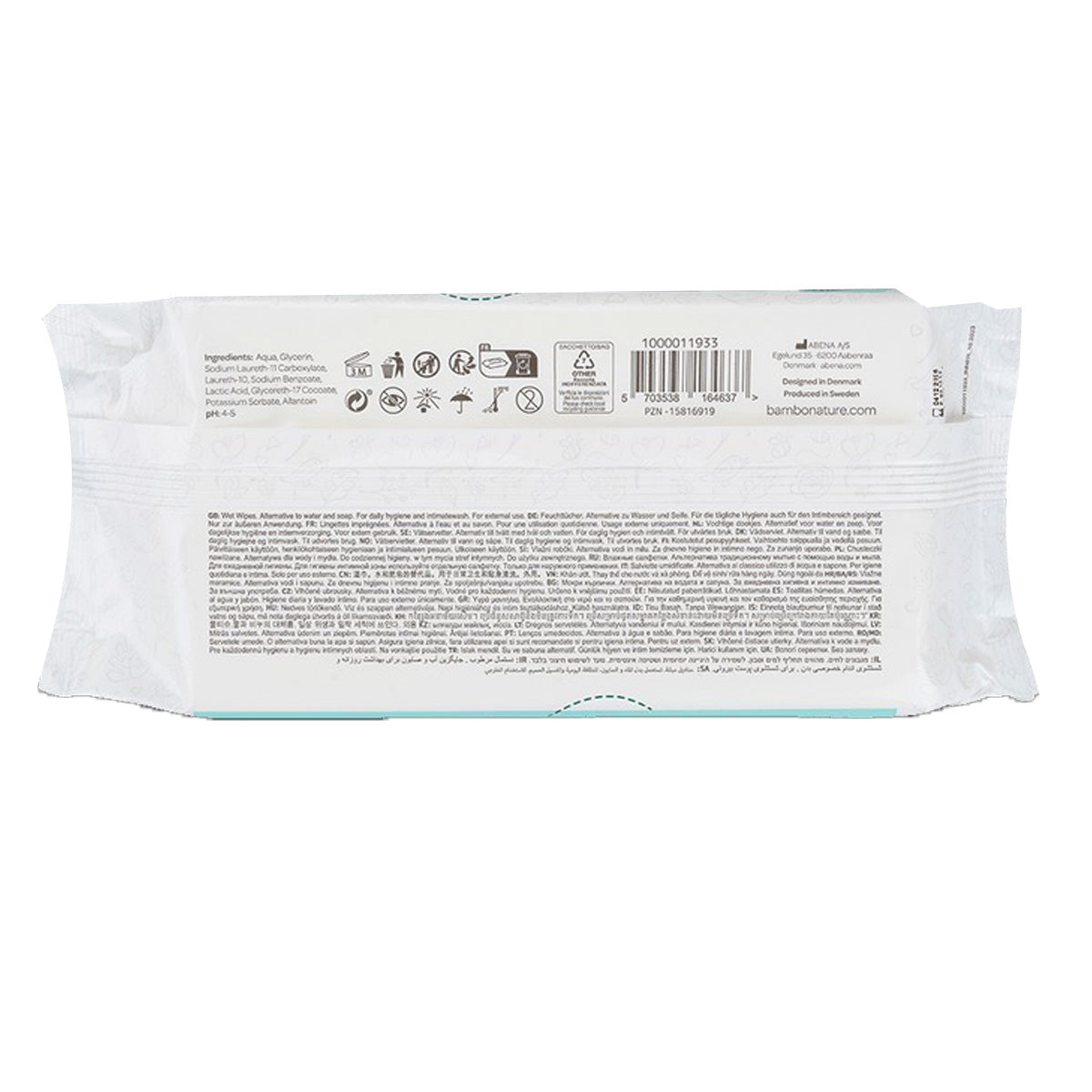 Toallitas húmedas de bebé Bambo Nature 80 uds