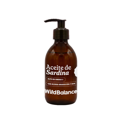 Olio naturale di sardina Wild Balance 250 ml