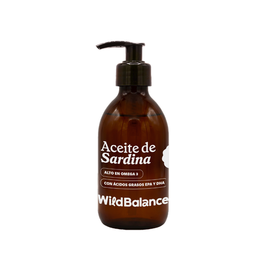 Olio naturale di sardina Wild Balance 250 ml