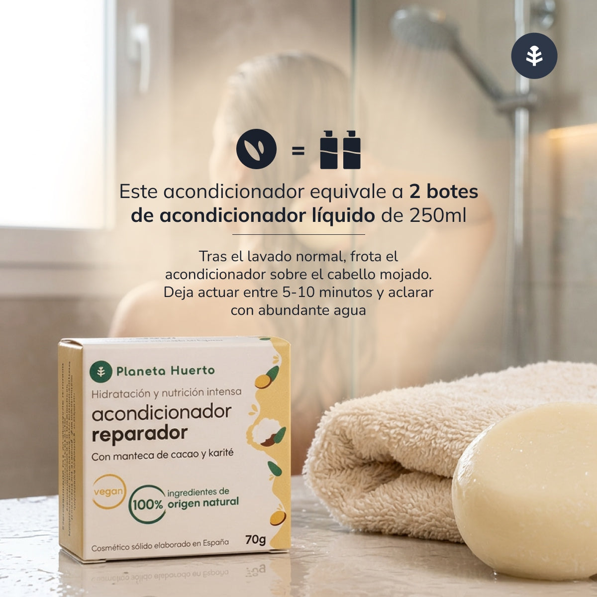 Balsamo solido riparatore Planeta Huerto 85 g