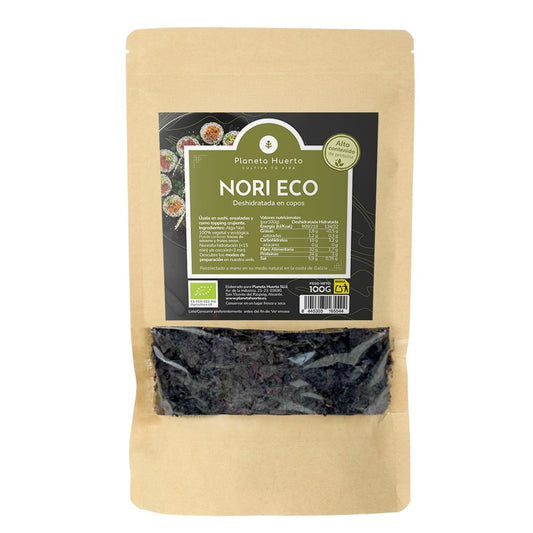 Fiocchi di alga Nori ECO Planeta Huerto 100 g