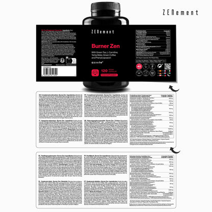 Bruciagrassi termogenico Zenement, 120 compresse