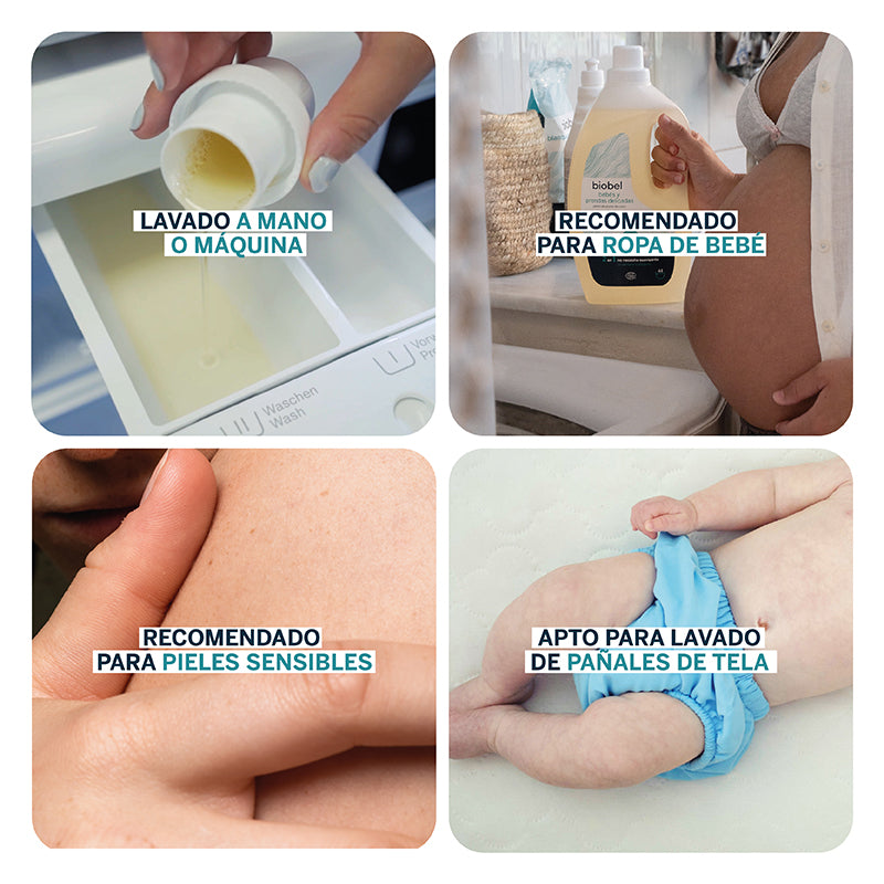 Sapone per bucato per neonati e pelli sensibili Biobel 5 L