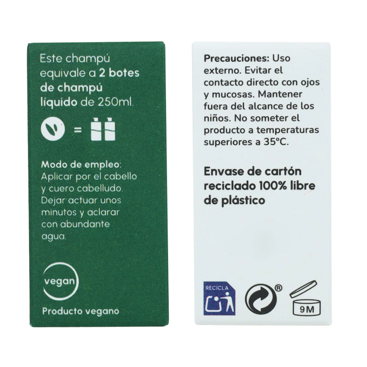 Shampoo solido antiforfora con rosmarino e salvia Planeta Huerto 85 g