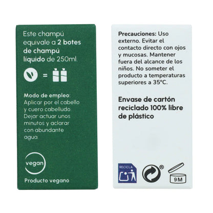 Shampoo solido antiforfora con rosmarino e salvia Planeta Huerto 85 g