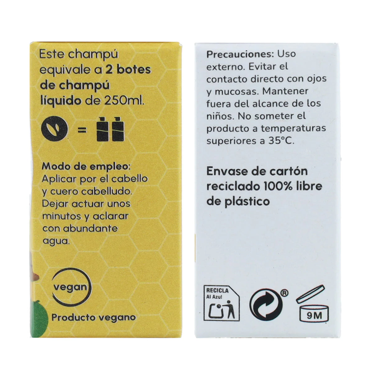 Planeta Huerto Olive & Honey Shampoo solido idratante 85 gr