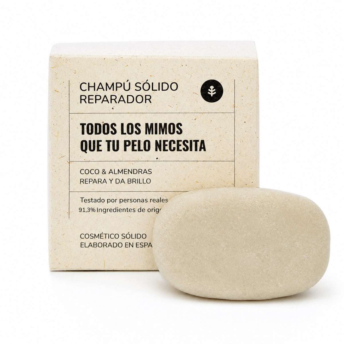 Planeta Huerto shampoo solido riparatore al cocco e alle mandorle 85 g