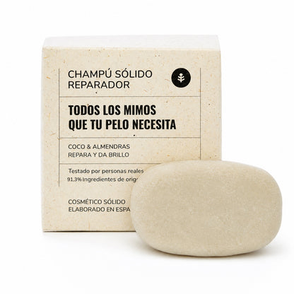Planeta Huerto shampoo solido riparatore al cocco e alle mandorle 85 g