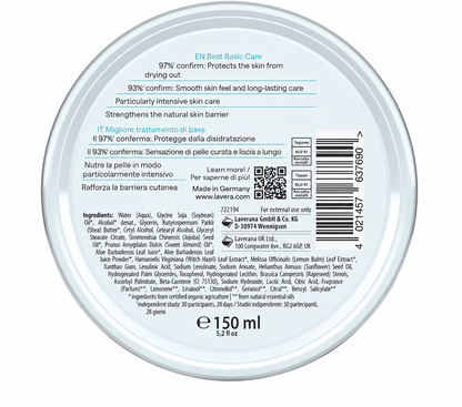 Crema viso e corpo Sentitiv Bio Lavera 150 ml