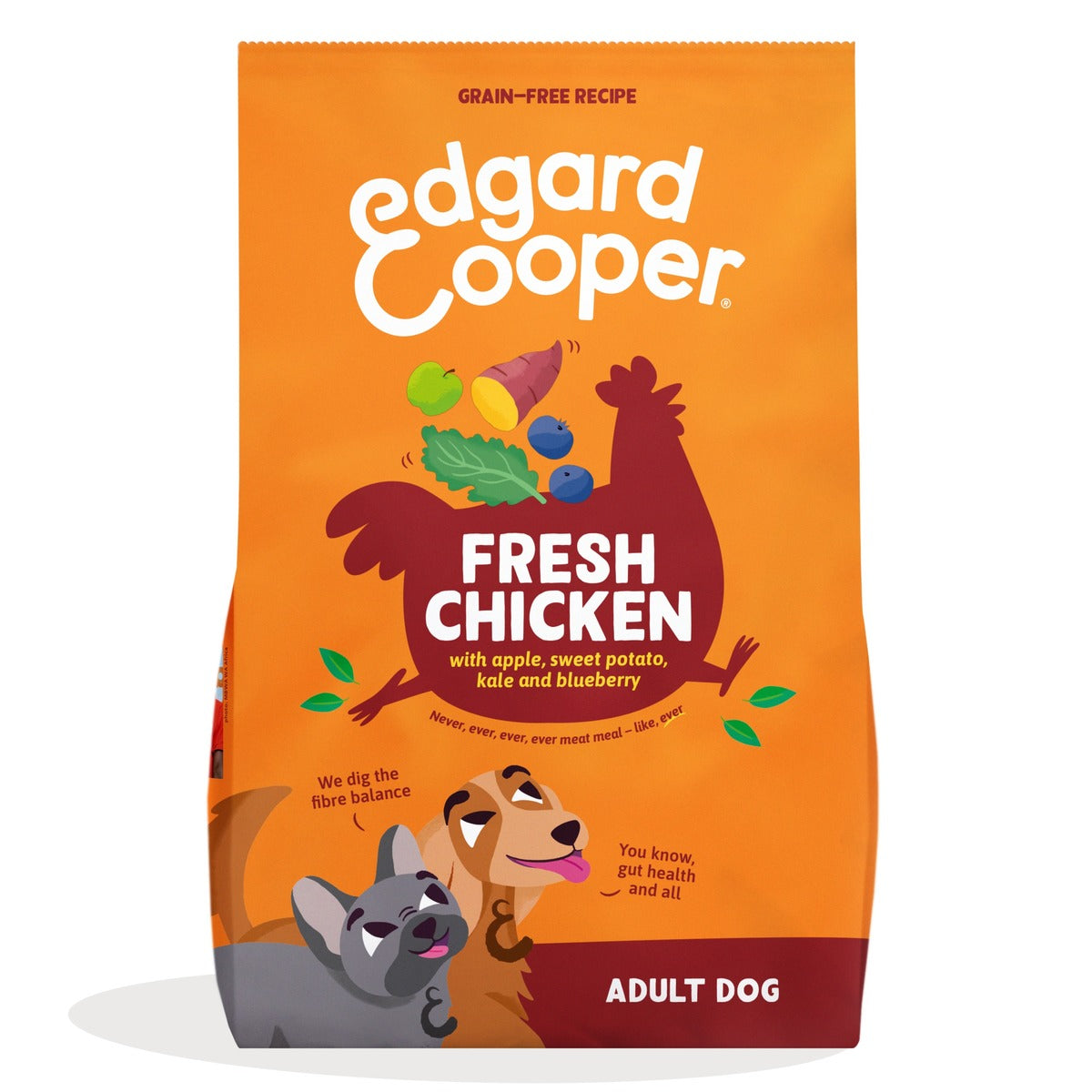 Mangime per cani Pollo ruspante Edgard & Cooper 1 kg