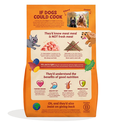 Mangime per cani Pollo ruspante Edgard &amp; Cooper 1 kg