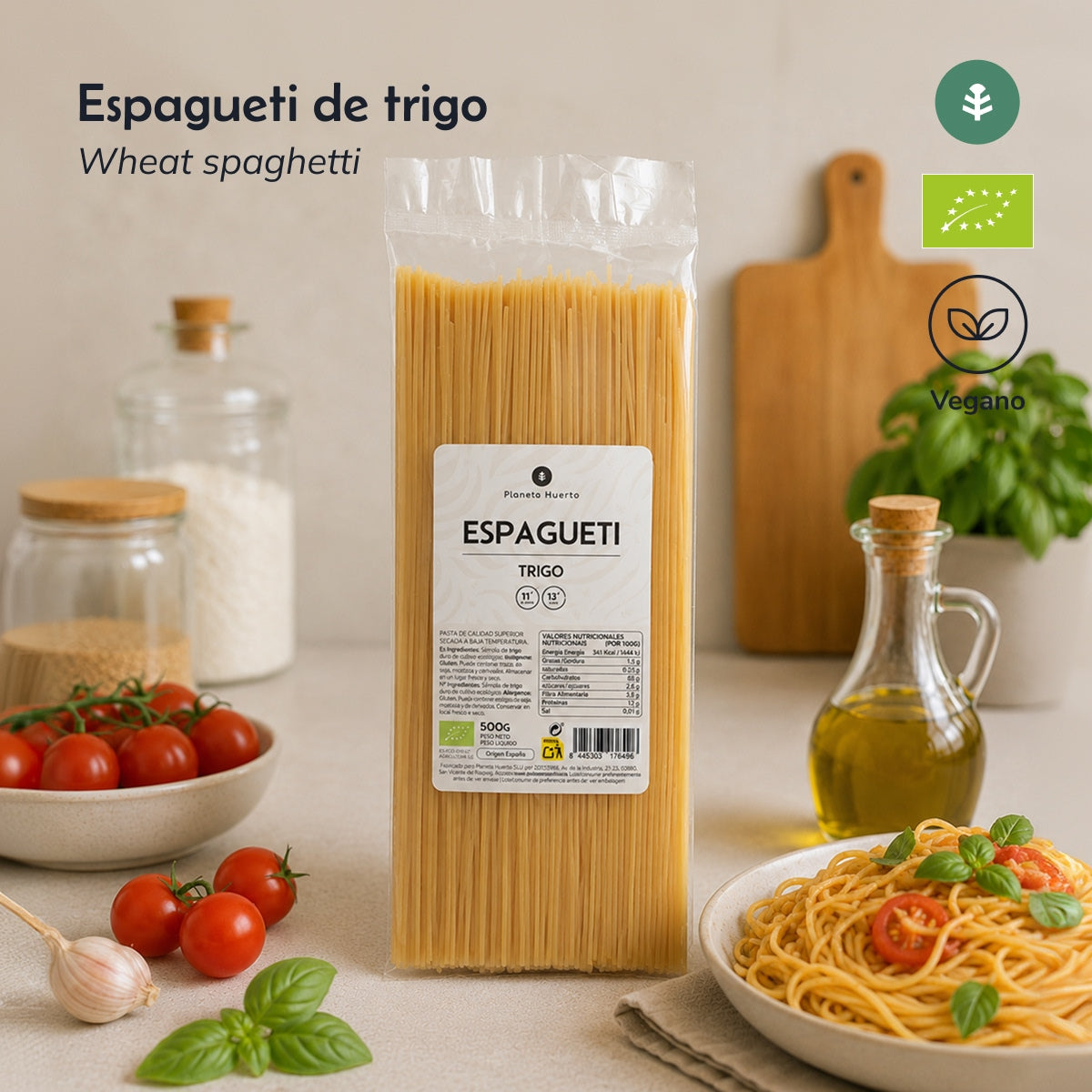 Spaghetti di grano ECO Planeta Huerto 500gr