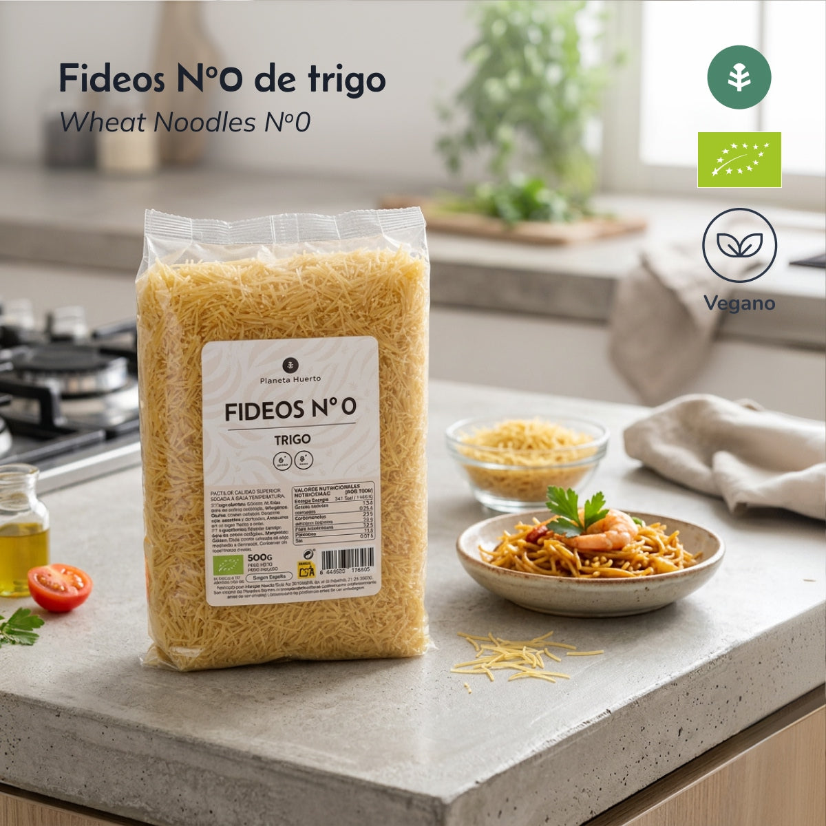 Tagliatelle nº0 di grano ECO Planeta Huerto 500gr
