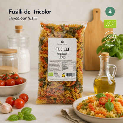 Fusilli tricolore ECO Planeta Huerto 500gr