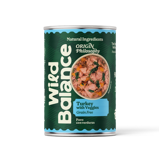 Menu completo BARF di tacchino per cani, Wild Balance, 400 g