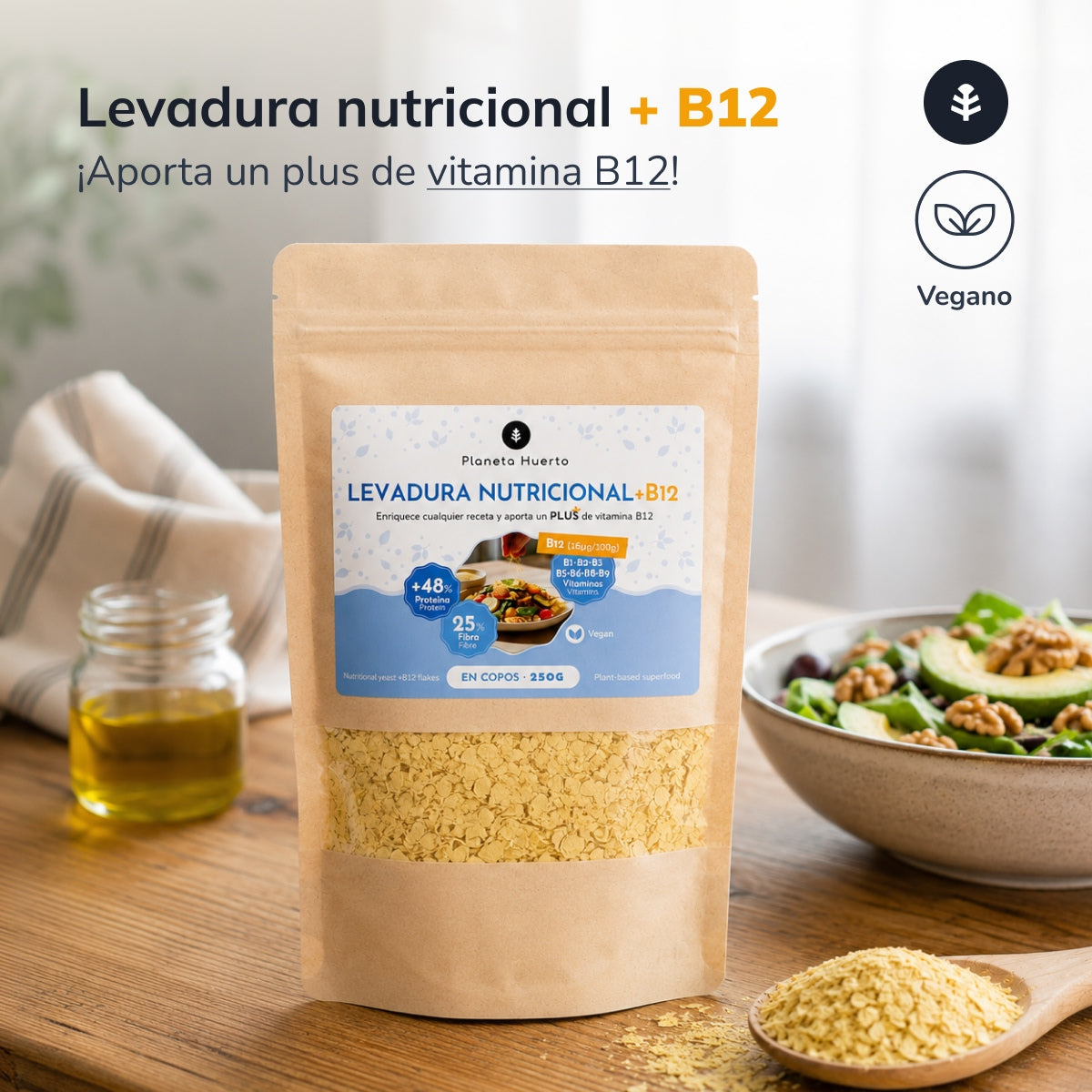 Lievito alimentare + B12 Planeta Huerto