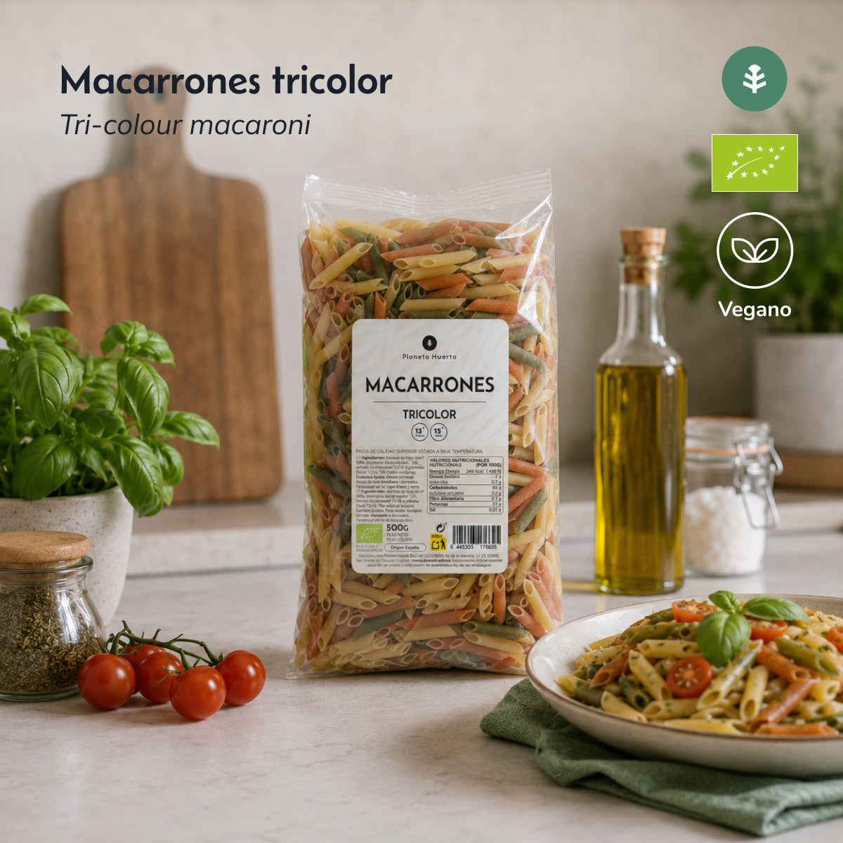 Amaretti Tricolore ECO Planeta Huerto 500g