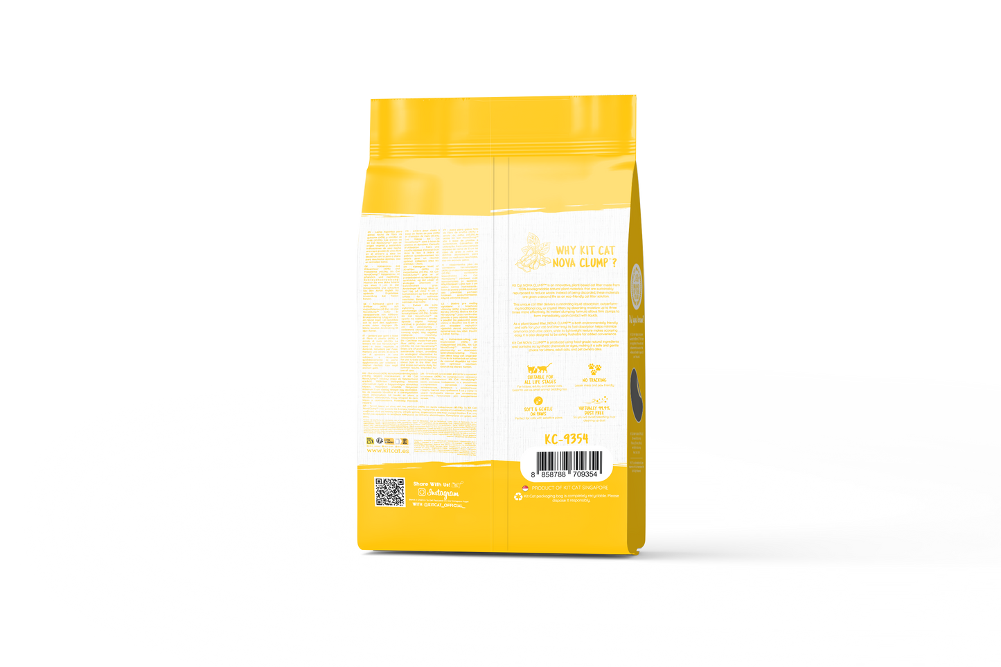 Kit Cat Arena Eco SoyaClump - Originale 7 L Sabbia per gatti