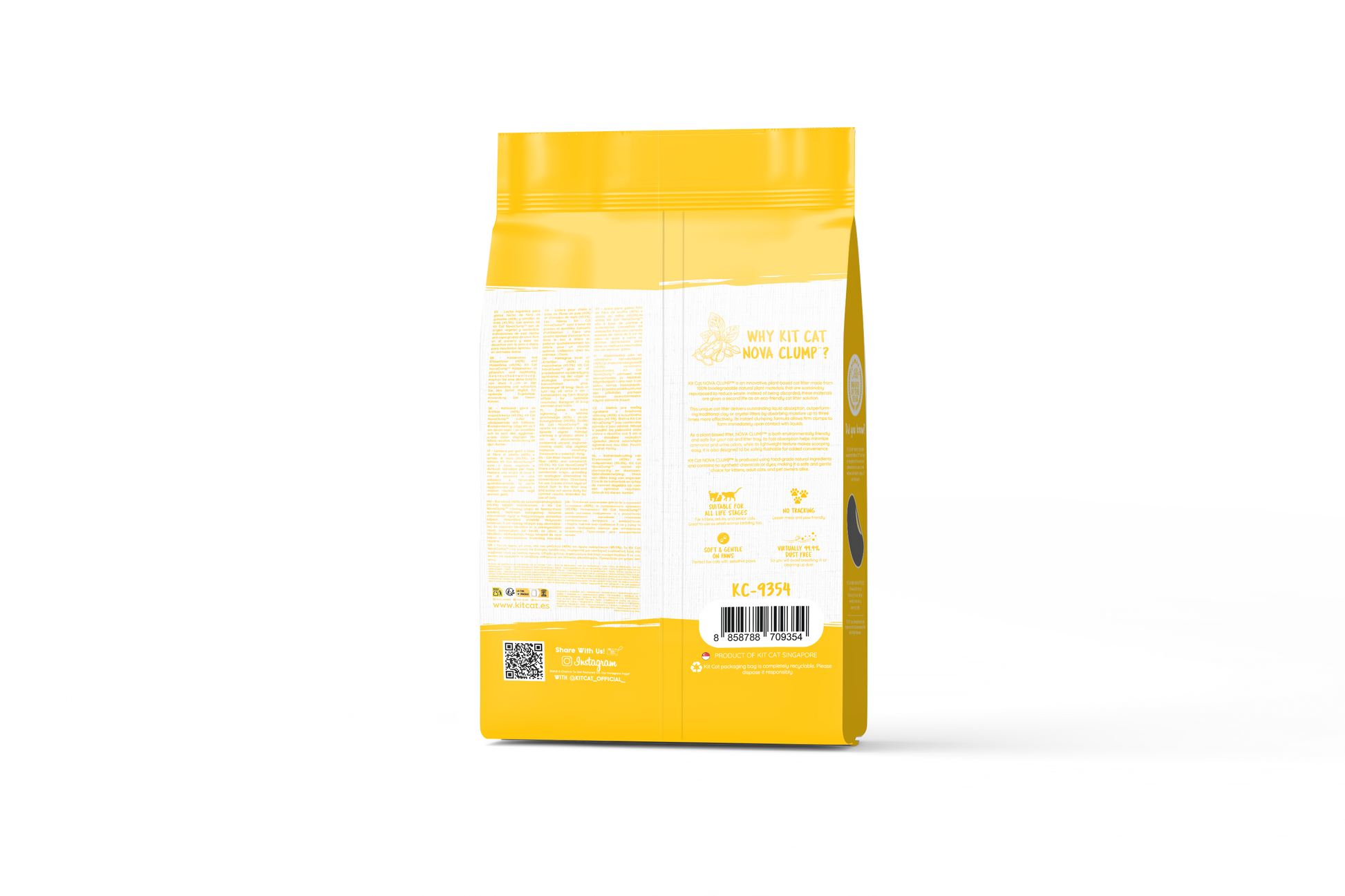 Kit Cat Arena Eco SoyaClump - Originale 7 L Sabbia per gatti