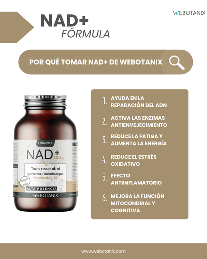 NAD+ 300 mg Trans Resveratrol WEBOTANIX 60 capsule