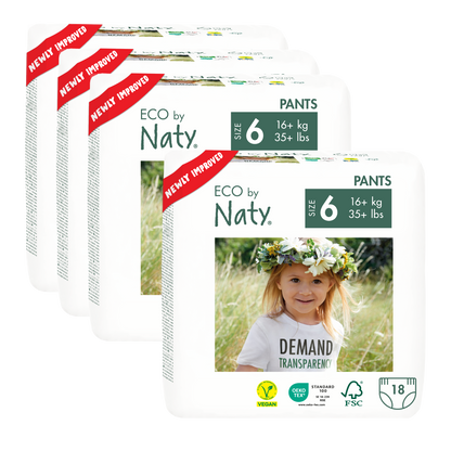 Confezione di pannolini Bragapañal n. 6 Naty 16+ kg 36 unità
