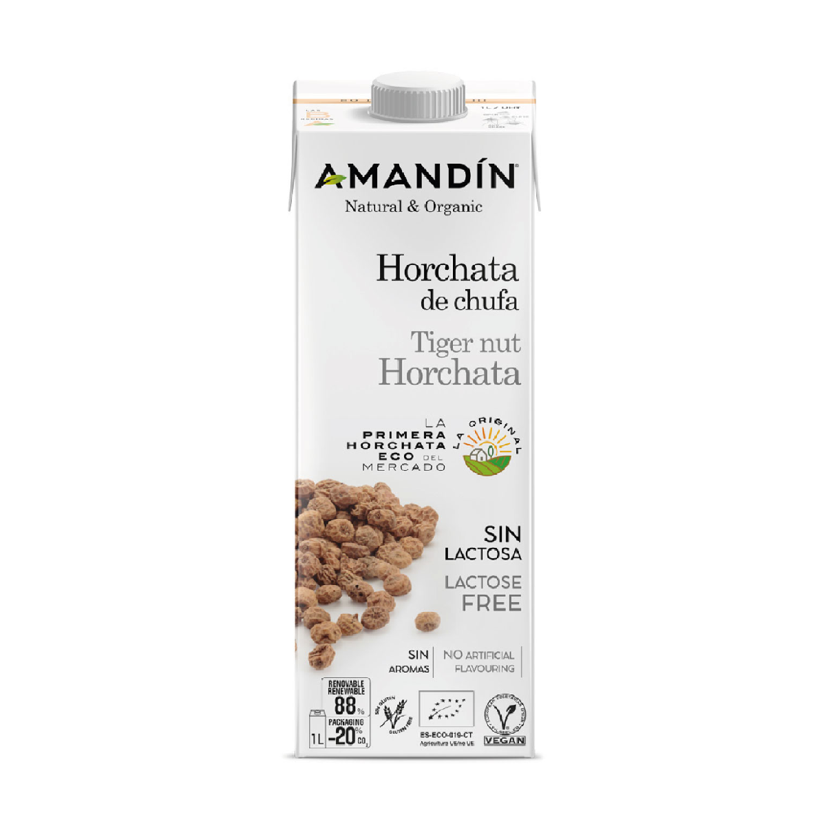 Horchata di zigolo dolce Eco Amandín 1L