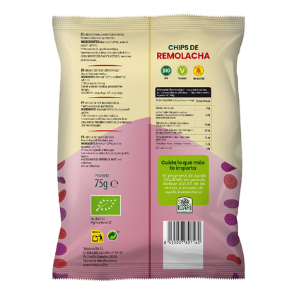 Chips de Remolacha bio Sol Natural 75 g