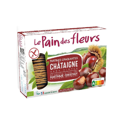 Cracker croccanti con castagne BIO Le pain de fleurs 300 g
