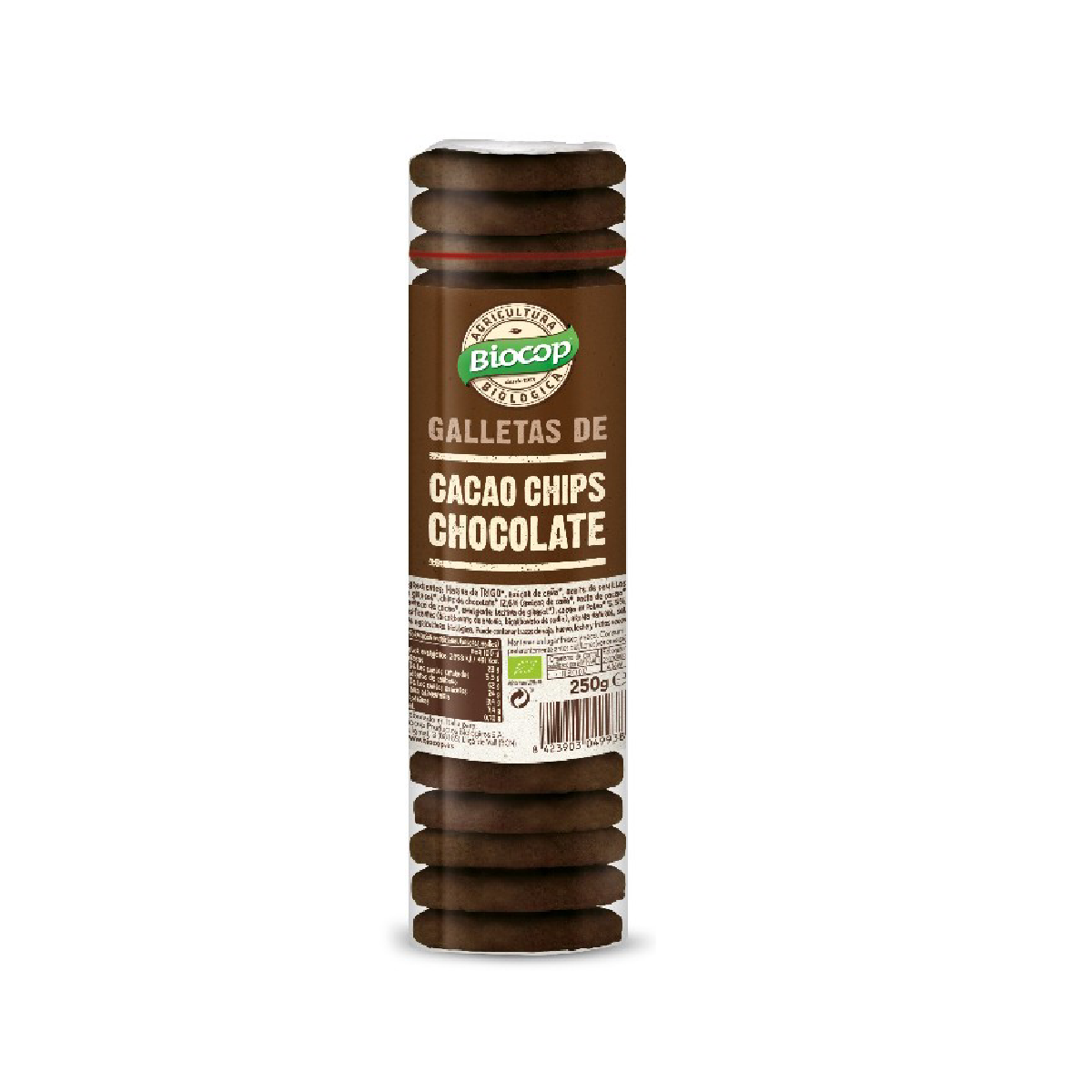 Biscotti al cacao con gocce di cioccolato Bio Biocop 250 g