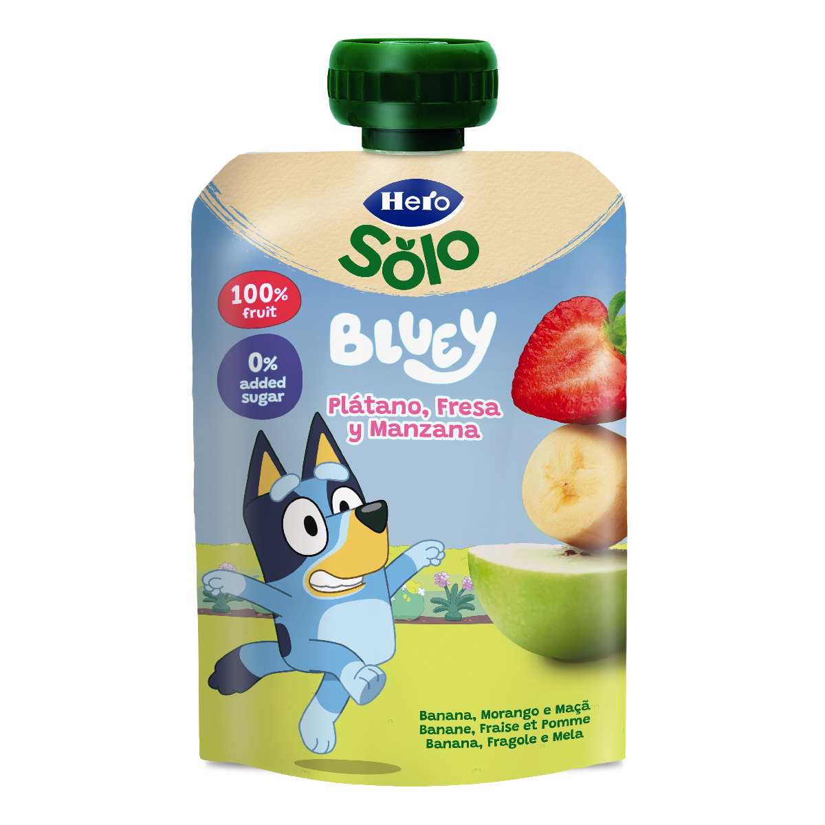 Yogurt Hero alla banana, fragola e mela 100 g