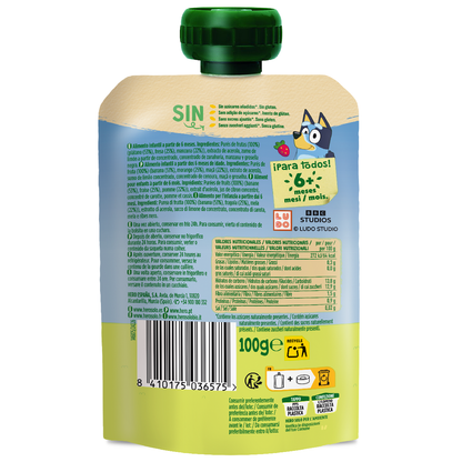 Yogurt Hero alla banana, fragola e mela 100 g
