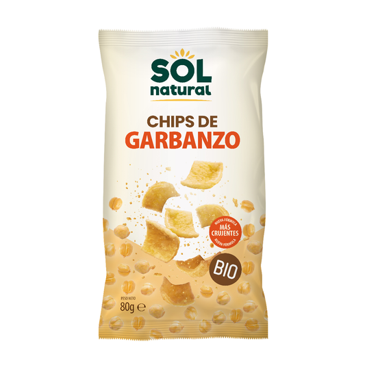 Chips di ceci biologici Sol Natural 80 g