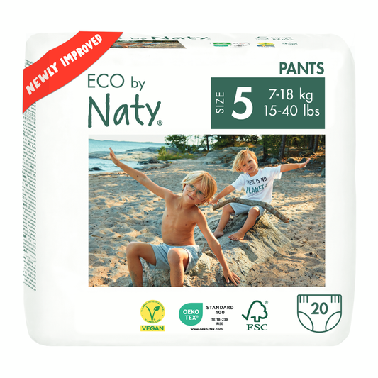 Pannolini Naty n. 5 12-18 kg Eco by Naty 20 pezzi