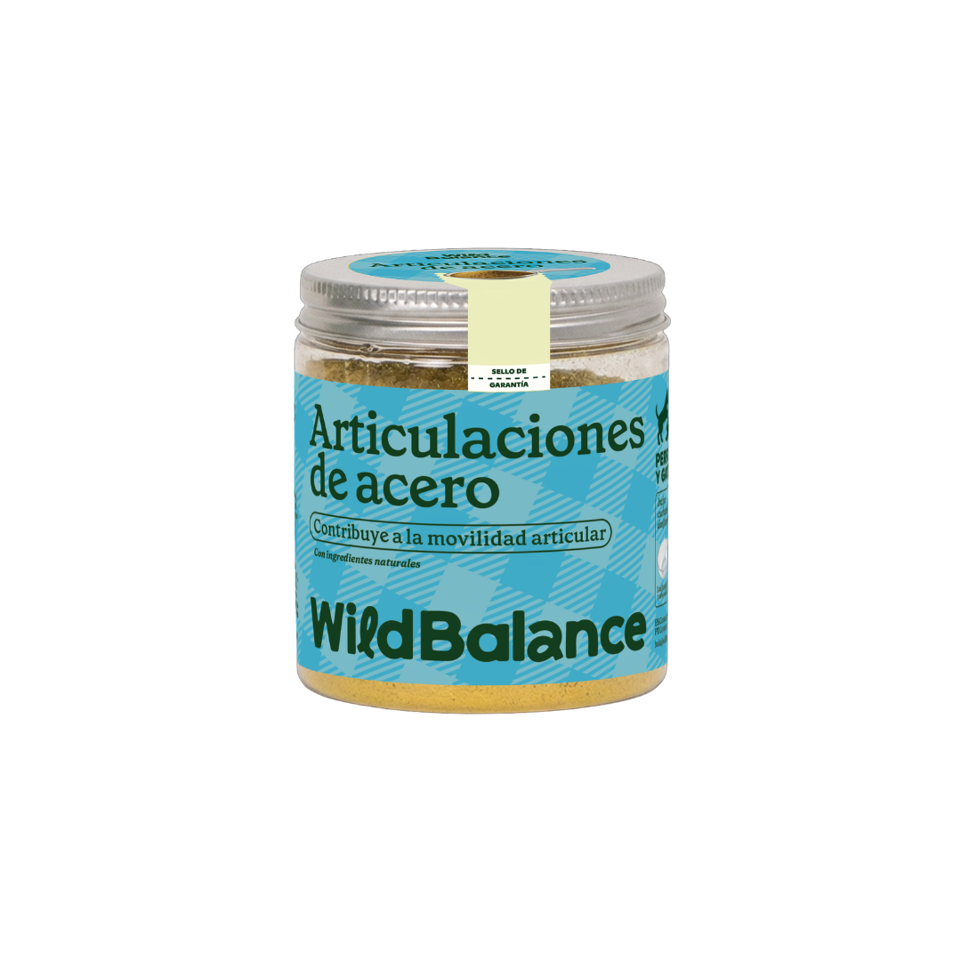 Articolazioni d'acciaio Integratore naturale per animali domestici Wild Balance 100 g