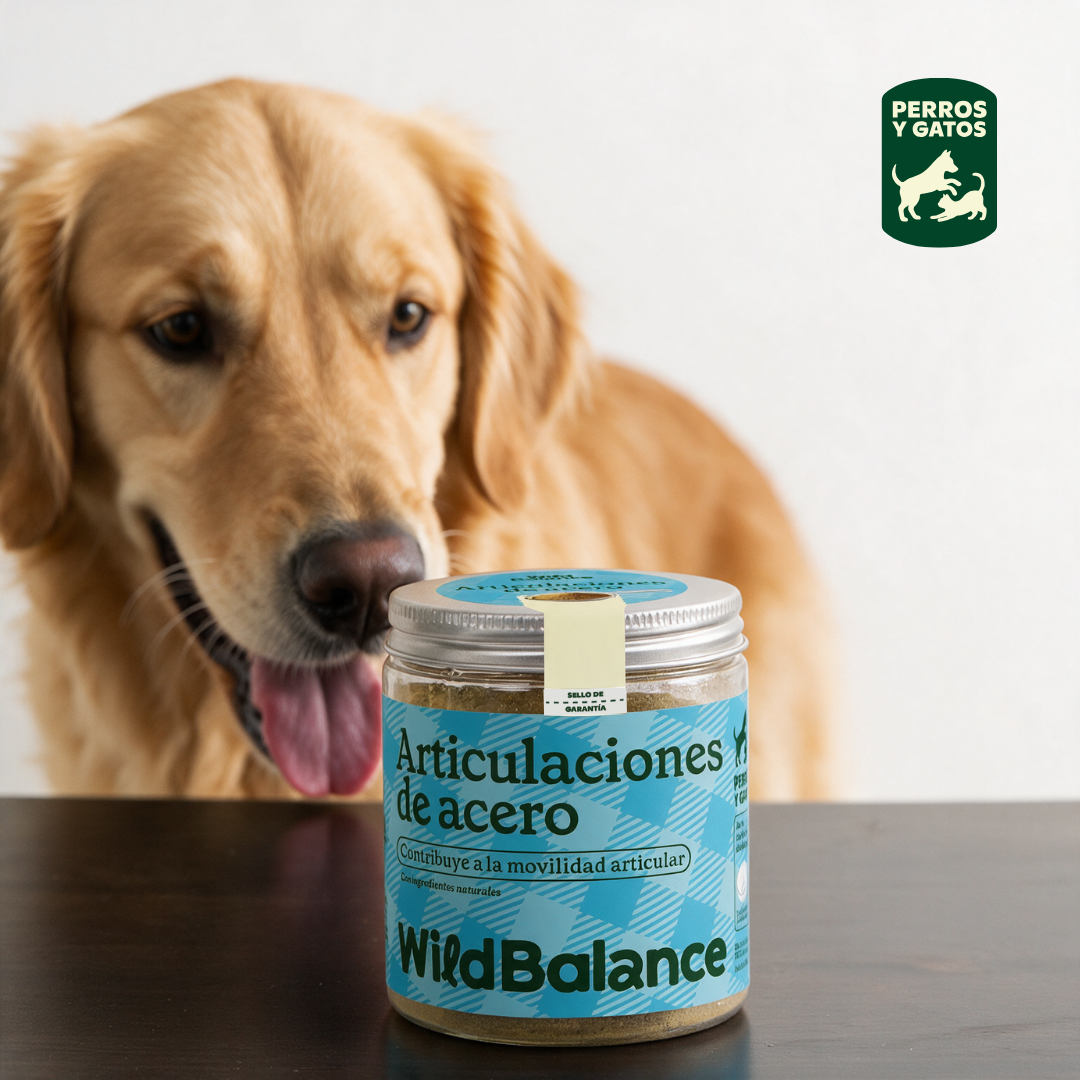 Articolazioni d'acciaio Integratore naturale per animali domestici Wild Balance 100 g