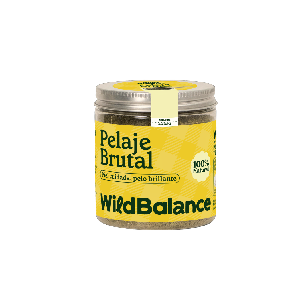 Pelo Brutal Integratore per animali domestici Wild Balance 100 g