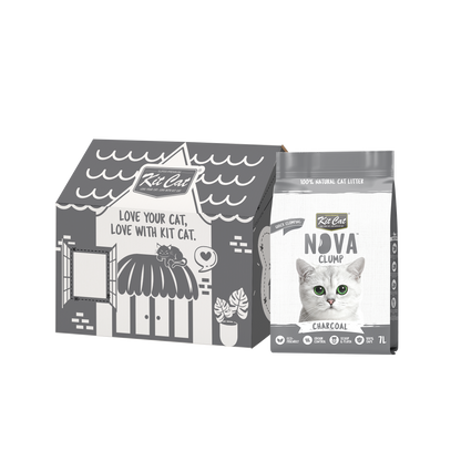 Kit Cat Arena Eco SoyaClump - Charcoal 7 L Sabbia per gatti