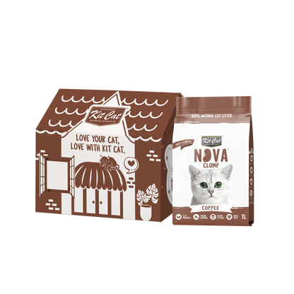 Kit Cat Arena Eco SoyaClump - Coffee 7 L Sabbia per gatti