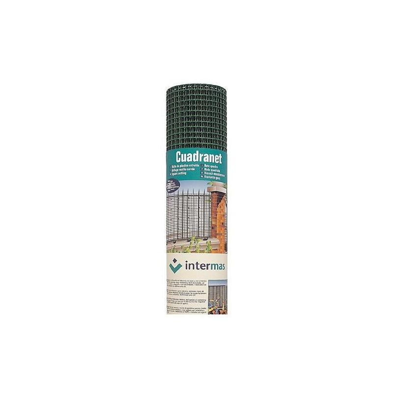Malla Cuadranet 1x5m 10x10 mm Nortene blanco