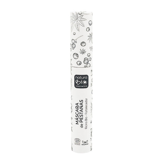 Máscara Pestañas Definición 02 Negro Arrecife  Con Aceite de Ricino y Pigmentos Naturales Minerales, NaturaBio Cosmetics 8ml